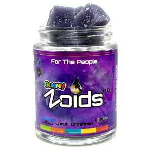 Jar of CBD Gummy ZOIDS (Front)