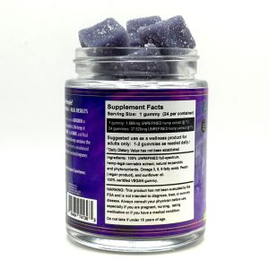 Jar of CBD Gummy ZOIDS (Rear)